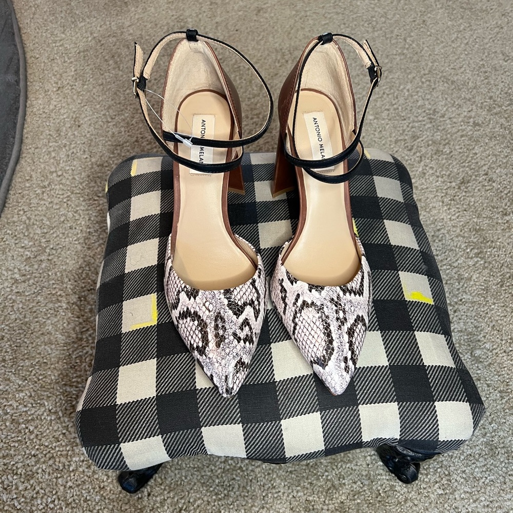 Antonio Melani Whittley Ankle Strap Pumps